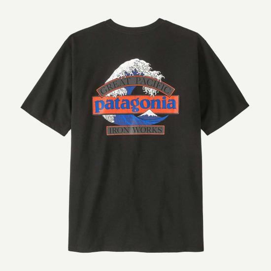  파타고니아 반팔 티셔츠 그레이트 웨이브스 레스폰시빌리 티셔츠 - PATAGONIA