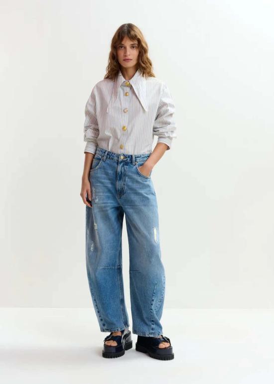  에센셜앤트워프 데님 팬츠 Essentiel Antwerp Jubileum 배럴 진
