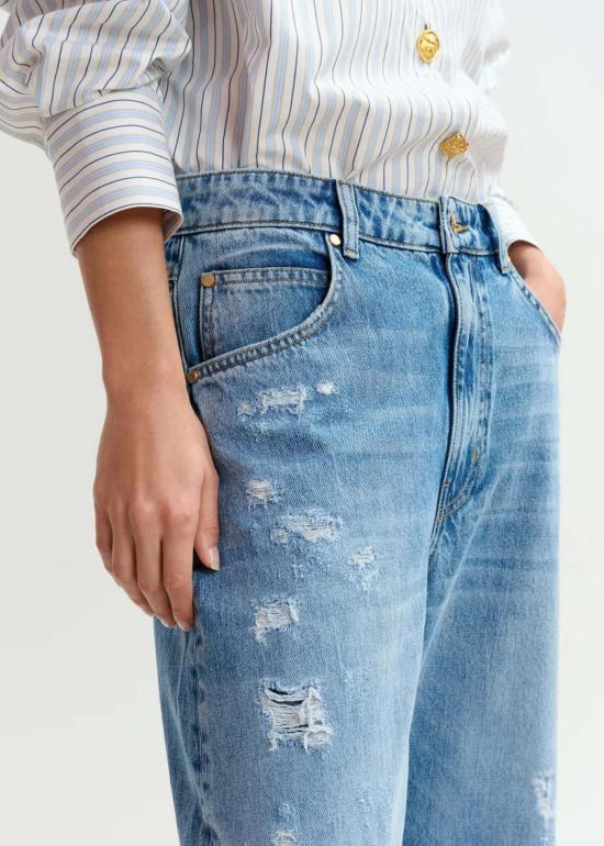  에센셜앤트워프 데님 팬츠 Essentiel Antwerp Jubileum 배럴 진 - ESSENTIEL ANTWERP