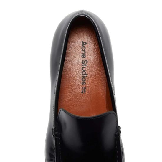 26FW 아크네 스튜디오 로퍼 블랙 가죽 - ACNE STUDIOS