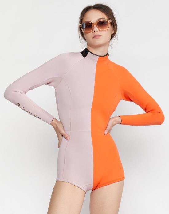  신시아 로리 비치웨어 신시아 로울리 로건 긴팔 잠수복