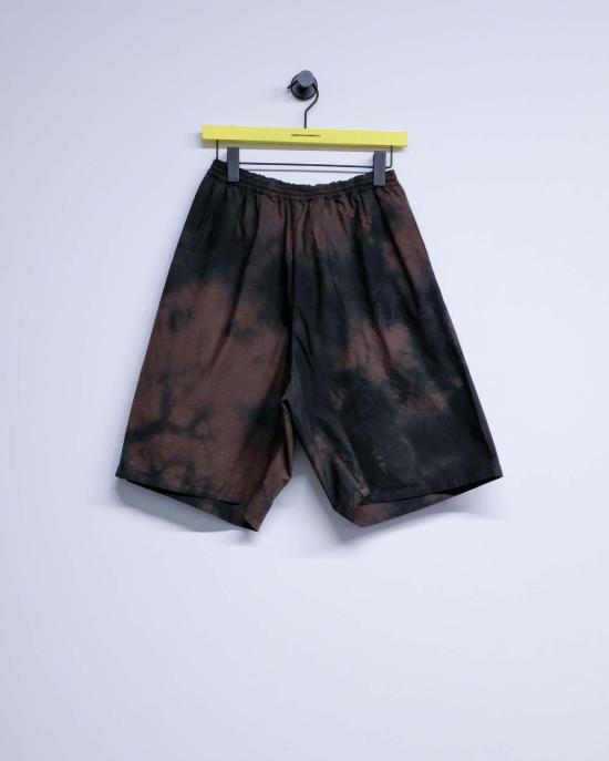  가브리엘라 콜 가먼츠 스트레이트 팬츠 259번 포플린 반바지 브라운/블랙 - GABRIELA COLL GARMENTS