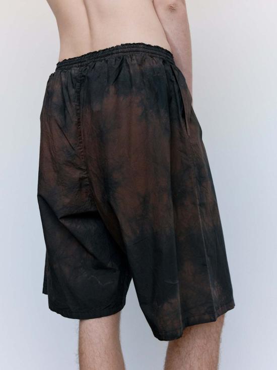  가브리엘라 콜 가먼츠 스트레이트 팬츠 259번 포플린 반바지 브라운/블랙 - GABRIELA COLL GARMENTS