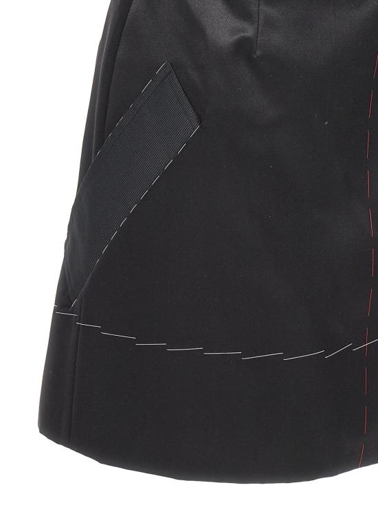  마르지엘라 숏 원피스 메종  코르셋 실크 블렌드 숏 드레스 - MAISON MARGIELA
