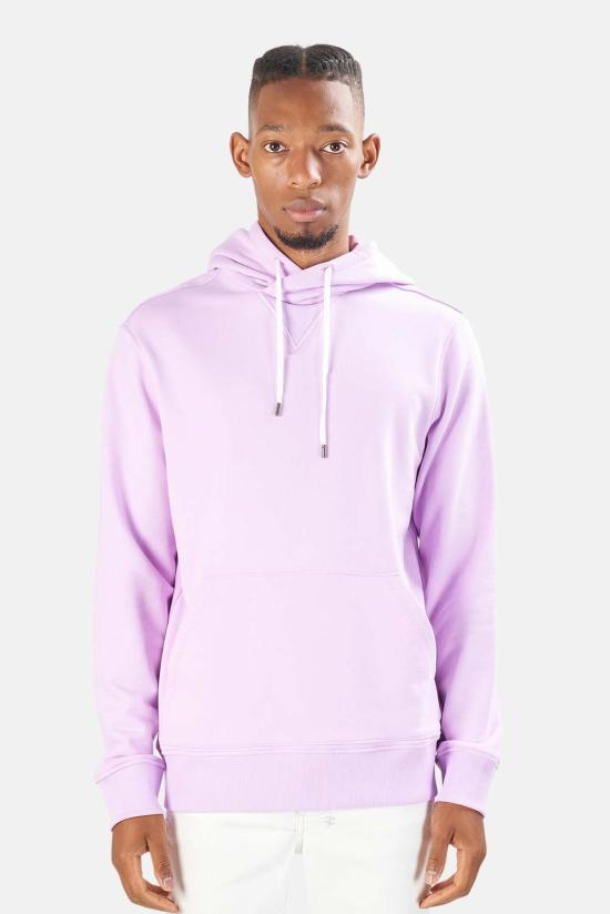  블루&크림 후드 티셔츠 FW21WV BC16T PURPLE