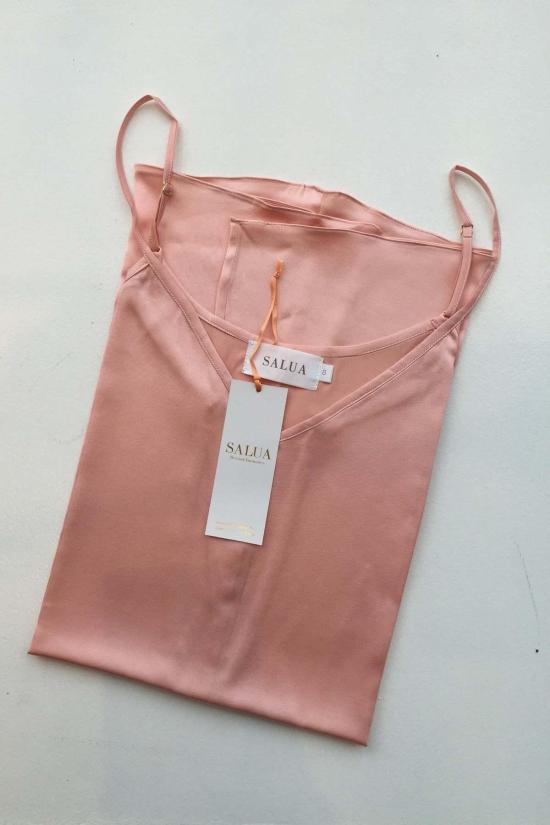  살루아 란제리 캐미솔 살루아 엠마 실크 셔츠 - SALUA LINGERIE
