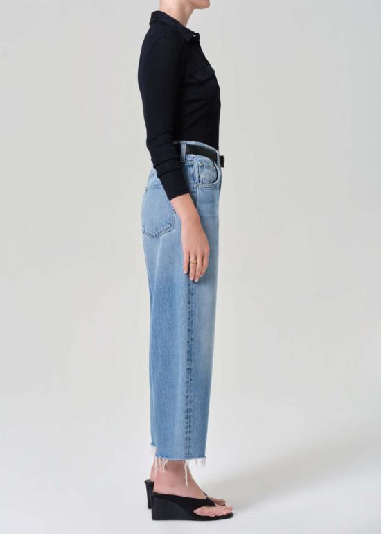  시티즌 오브 휴머니티 크롭 팬츠 Citizens Of Humanity Ayla Raw Hem Crop Jeans Honour - CITIZEN OF HUMANITY