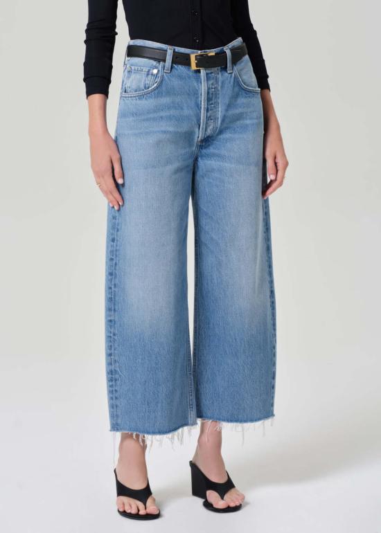  시티즌 오브 휴머니티 크롭 팬츠 Citizens Of Humanity Ayla Raw Hem Crop Jeans Honour - CITIZEN OF HUMANITY
