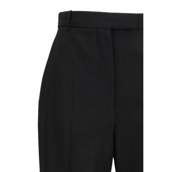 26FW 알렉산더 맥퀸 스트레이트 팬츠 울 오비스 아리에스 드레스 팬츠 블랙 - ALEXANDER MCQUEEN