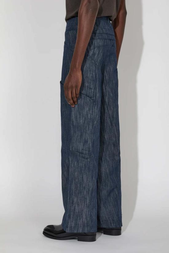  장 뤽 앰브리지 라벨 스트레이트 팬츠 J.L A.L Rhodus 맨틀 팬츠 Rhodus - J.L-A.L