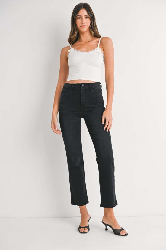  저스트 블랙 데님 데님 팬츠 BP467J BLUE - JUST BLACK DENIM