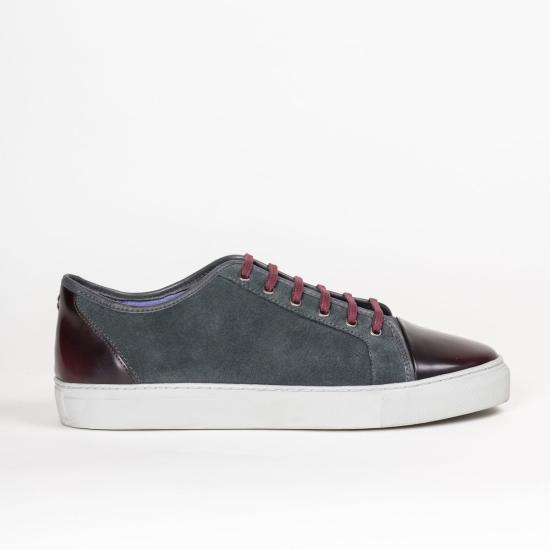  노아 왁스만 스니커즈 SN2SDE GRAY BURGUNDY