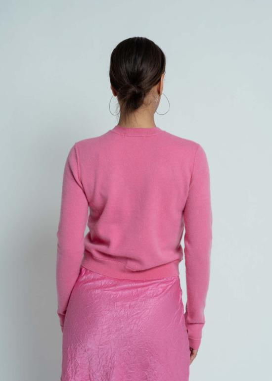  브라조 트리콧 가디건 브라조 트리코 로얄 올 썸즈 카디건 버블검 - BRAZEAU TRICOT