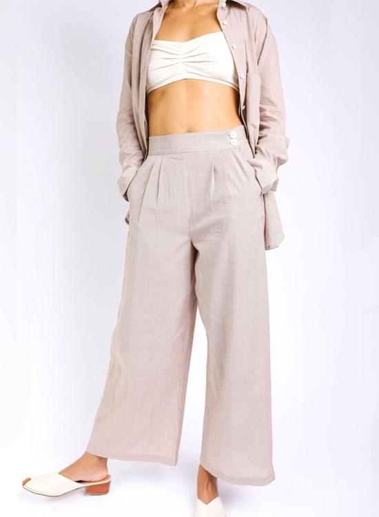  시크 콜렉티브 스트레이트 팬츠 Seek Collective Novel Pants Fawn - SEEK COLLECTIVE