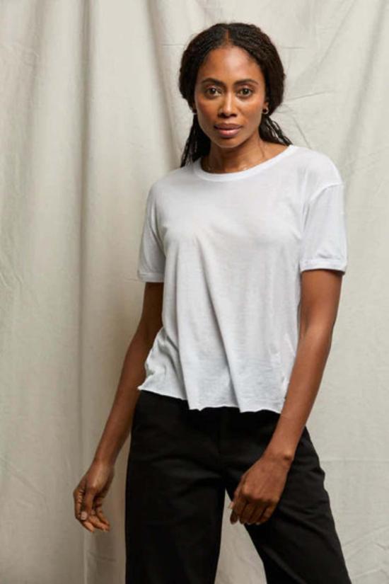  퍼펙트 화이트 티 반팔 티셔츠 소피아 크루넥 티셔츠 - PERFECT WHITE TEE