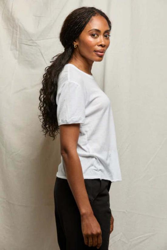  퍼펙트 화이트 티 반팔 티셔츠 소피아 크루넥 티셔츠 - PERFECT WHITE TEE