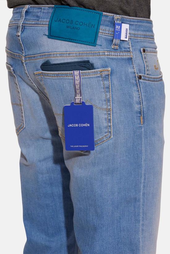  야콥코헨 데님 팬츠 Jacob Cohen Bard 10oz 5팩 데님 라이트 블루 - JACOB COHËN