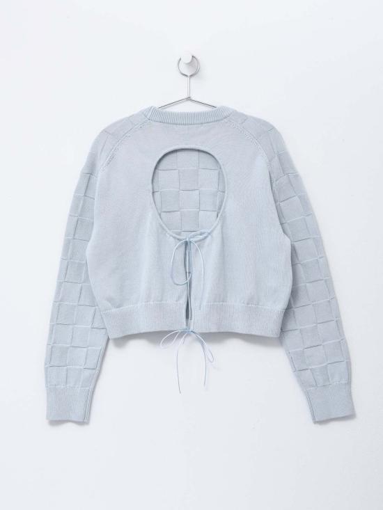  세실리아 반센 스웨터 1 24KNI51017 BLUE - CECILIE BAHNSEN