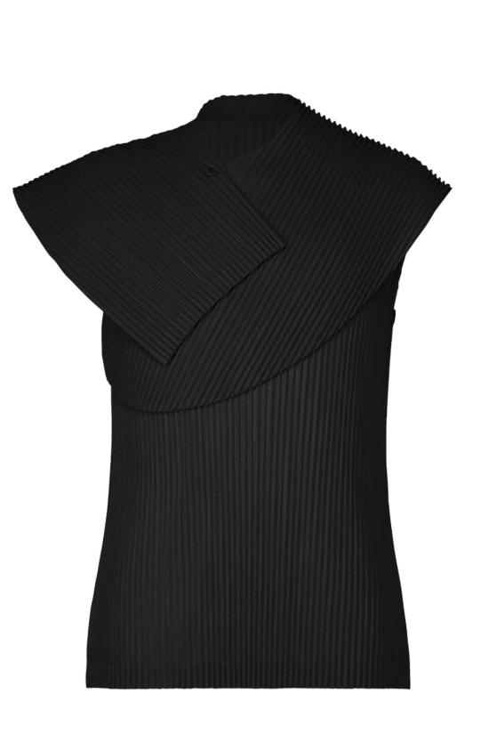  이세이 미야케 민소매 티셔츠 Homme Plisse Issey Miyake 아가베 메시 - ISSEY MIYAKE