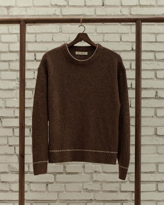  아비바 지페이 쉬에 스웨터 SS26 CC BMSS BROWN
