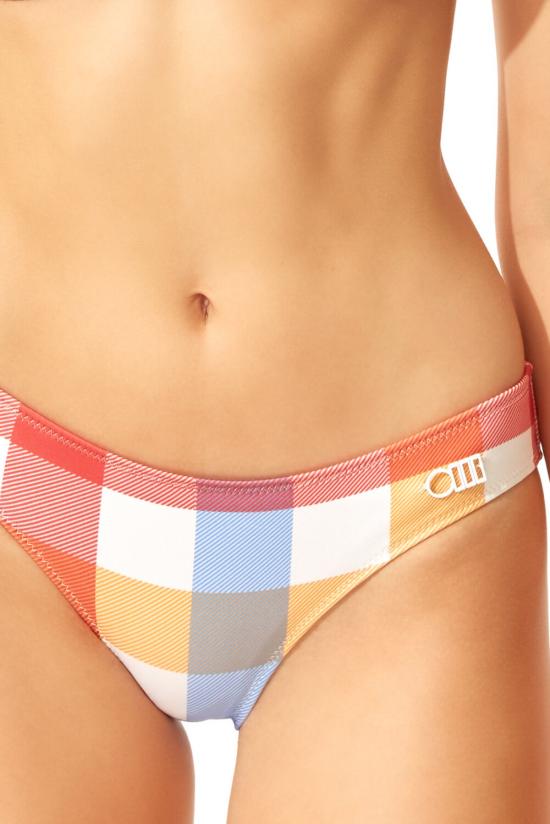  솔리드 앤 스트라이프 비키니 수영복 엘르 비키니 비치 플래드 - SOLID AND STRIPED