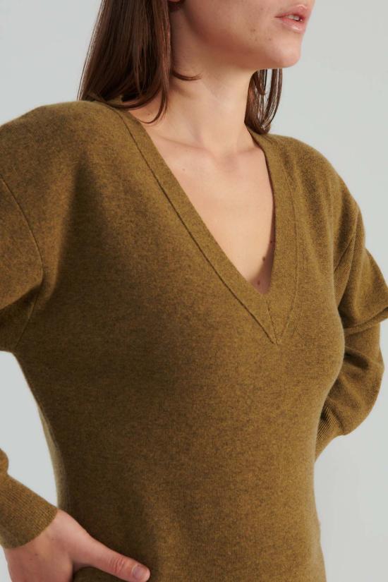  레이첼 코미 미디 원피스 슬리트 드레스 머스타드 - RACHEL COMEY