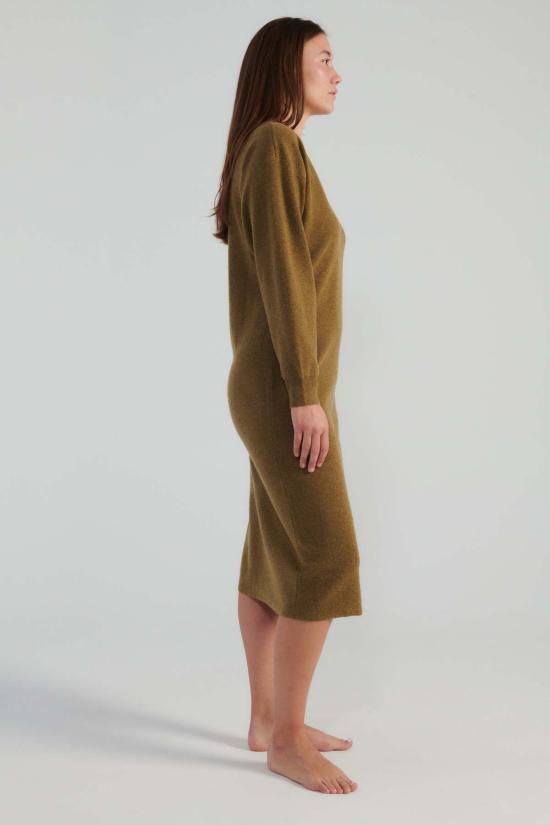  레이첼 코미 미디 원피스 슬리트 드레스 머스타드 - RACHEL COMEY