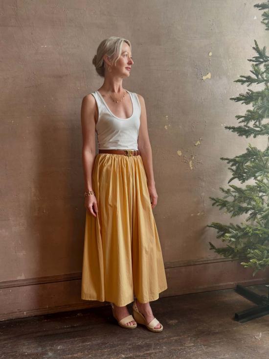  어피스 어파트 롱 스커트 Apiece Apart Hanne Tie Maxi Skirt - APIECE APART