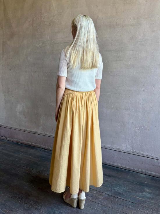  어피스 어파트 롱 스커트 Apiece Apart Hanne Tie Maxi Skirt - APIECE APART
