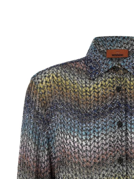  미소니 블라우스 미쏘니 비스코스  멀티컬러 - MISSONI