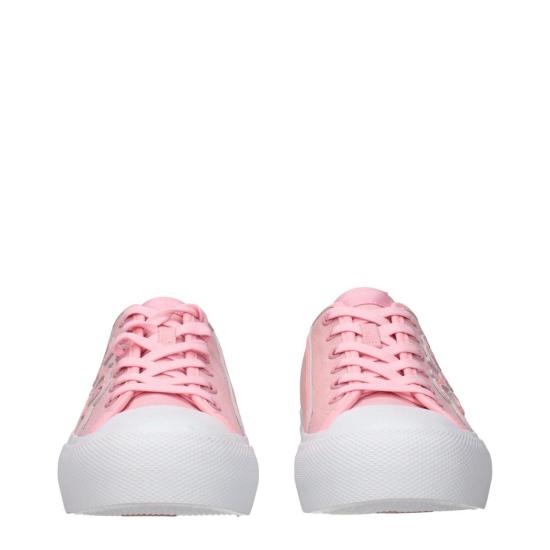  지미추 스니커즈 패브릭 로우탑  핑크 - JIMMY CHOO