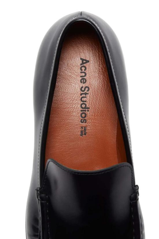 26FW 아크네 스튜디오 로퍼 블랙 가죽 - ACNE STUDIOS