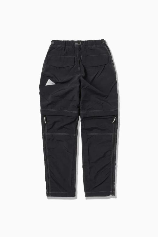  앤드원더 트레이닝/조거 팬츠 And Wander Ny Taffeta Hiker 2 Way 팬츠 블랙 - AND WANDER