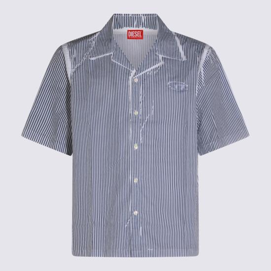 26SS 디젤 셔츠 A20209 0QMBZ8EK WHITE BLUE