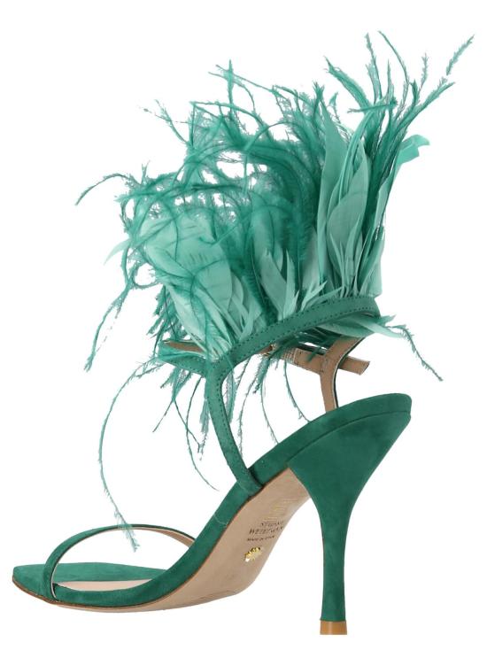  스튜어트 와이츠먼 샌들 투톤 스웨이드 가죽 스틸레토 힐 - STUART WEITZMAN