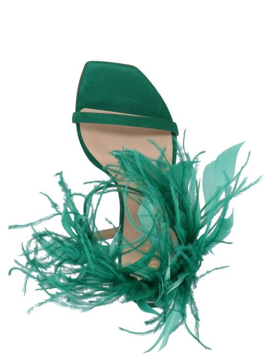  스튜어트 와이츠먼 샌들 투톤 스웨이드 가죽 스틸레토 힐 - STUART WEITZMAN