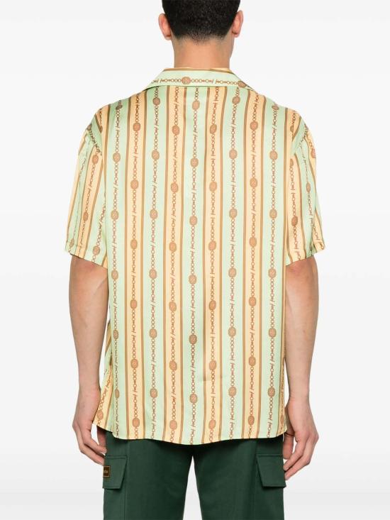  드롤드무슈 셔츠 Drole De Monsieur La Chemise Bijoux  라이트 그린 - DROLE DE MONSIEUR