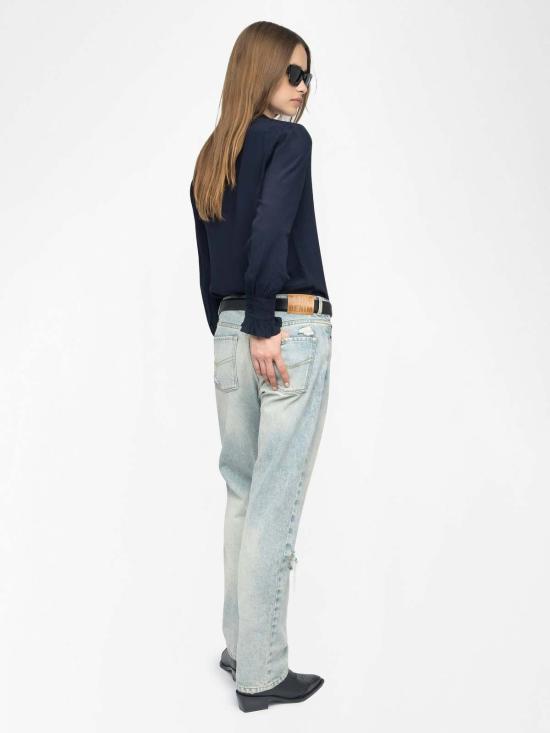  자딕앤볼테르 블라우스 Zadig & Voltaire Thely 셔츠 Encre - ZADIG & VOLTAIRE