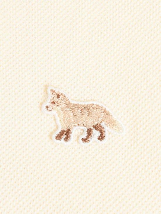  메종키츠네 베이비 폭스 패치 레귤러 폴로 셔츠 MW00202KJ7010 CREAM - MAISON KITSUNE