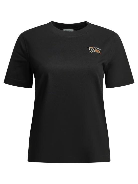 26FW 버버리 반팔 티셔츠 8130012 BLACK