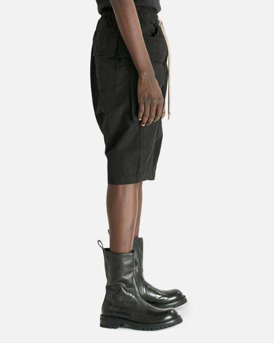  릭 오웬스 숏팬츠 크리치 카고 포드 쇼츠 블랙 - RICK OWENS