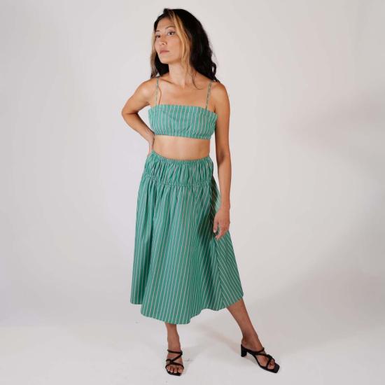  파리 데사이 브라 엘간 렛 씨글래스/블루 스트라이프 - PARI DESAI