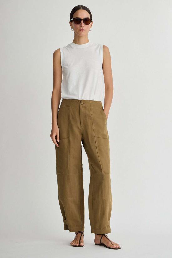  어피스 어파트 스트레이트 팬츠 Apiece Apart Juna Cargo Pant Tobacco
