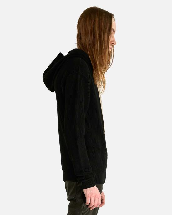  릭 오웬스 후드 티셔츠 지퍼 후드티 - RICK OWENS