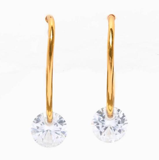  Girls Crew Jewelry 이어링 걸스 크루 주얼리 엔드리스 듀드롭 후프