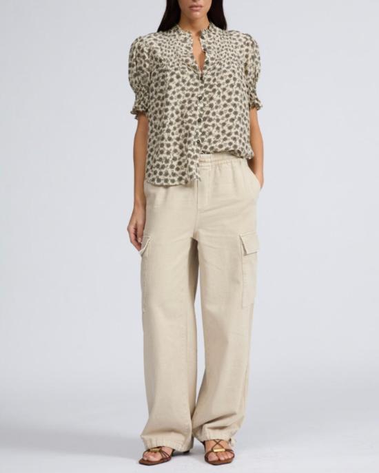  랙앤본 블라우스 Rag & Bone Dakota Floral Shirt Cream Flora