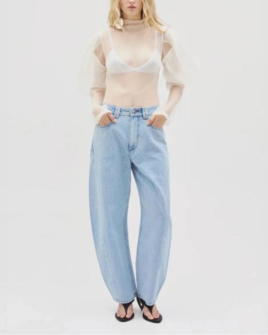  에이지 데님 팬츠 26SS3215 BLUE - AJE
