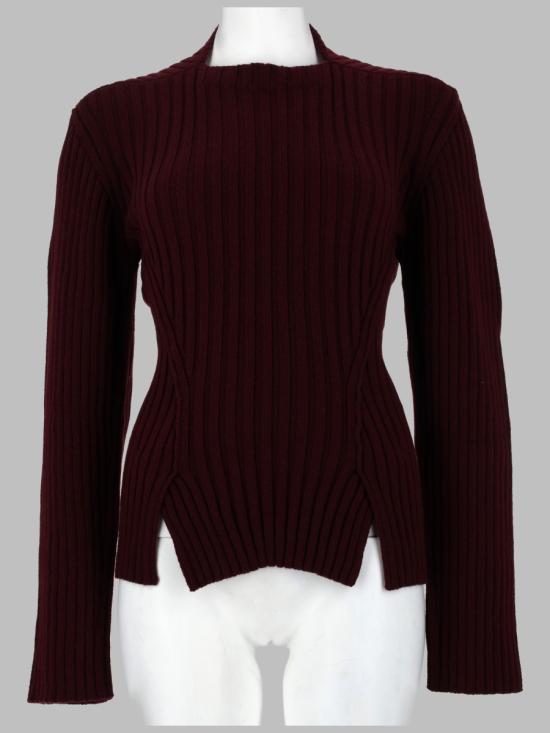 26FW 빅토리아 베컴 스웨터 1326KJU007314A ACAI BORDEAUX
