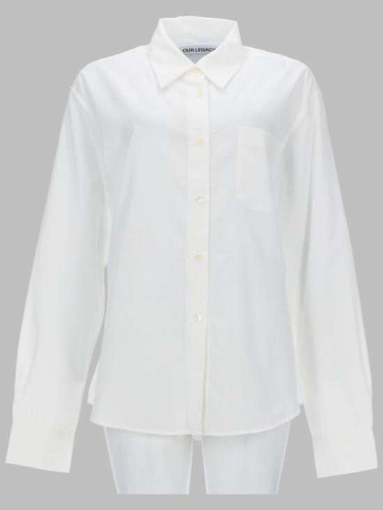 26FW 아워레가시 블라우스/셔츠 W2262FL WHITELIQUIDPOPLIN