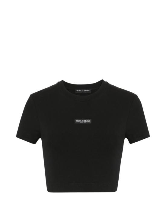 26FW 돌체앤가바나 반팔 티셔츠 F8V95TFUEEY N0000 Nero